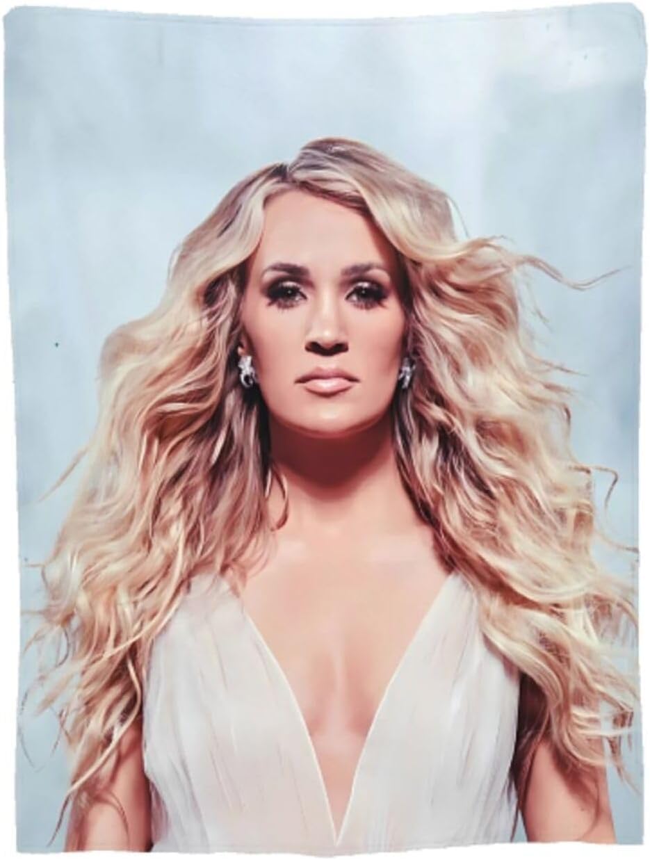 Carrie Movie Underwood Blanket Super Soft Blanket with Anti Pilling Flannel Blanket for Home Travel Camping 60"X50"