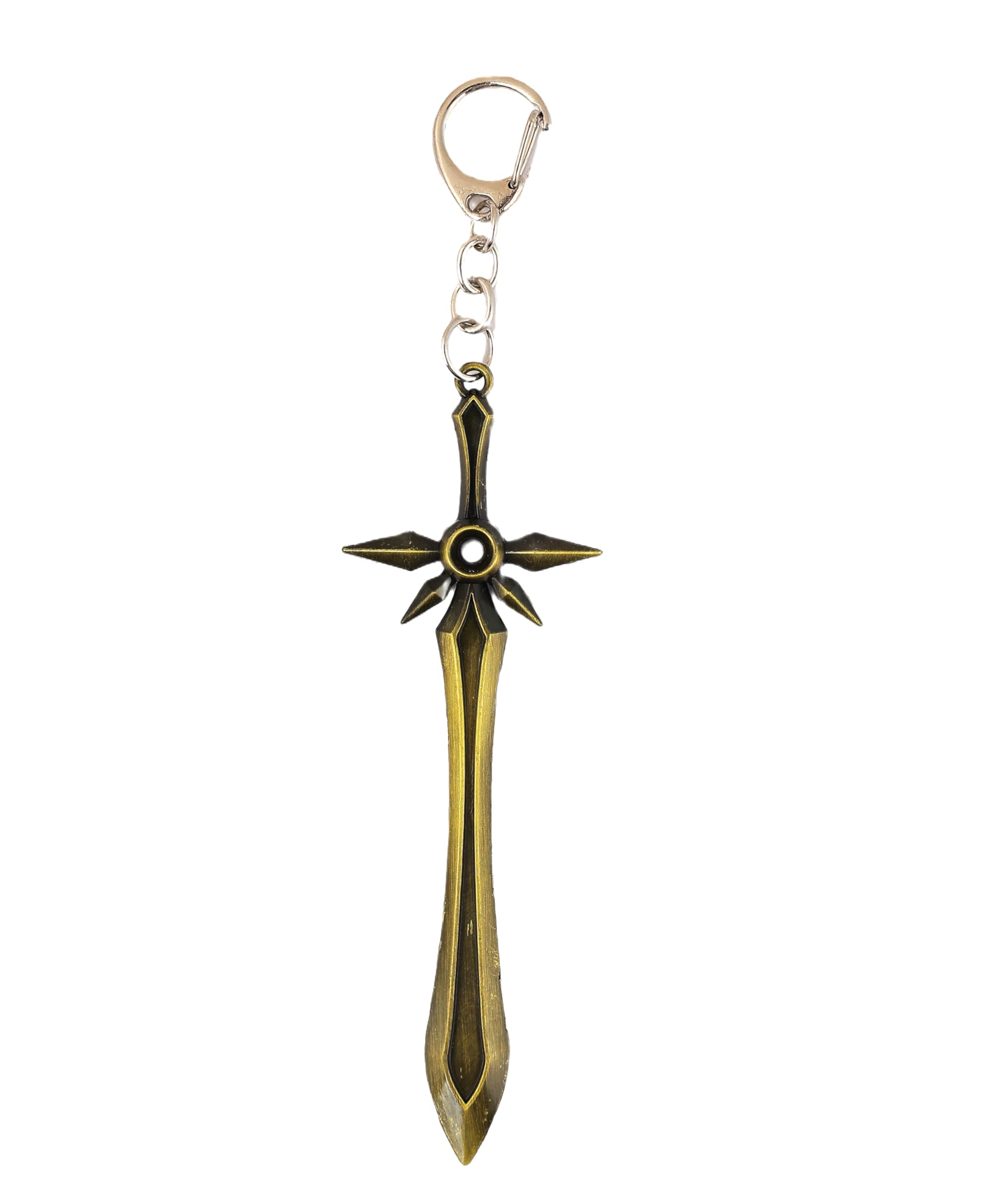 Premium Metal Keychain Collection � Iconic Game & Anime Characters � Durable & Stylish Key Accessories (Flower Swor) 3