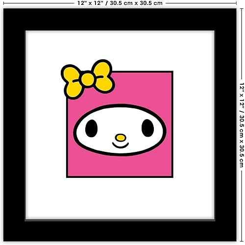 Miniatura 10 de Trends International Gallery Pops - Lienzo decorativo para pared, diseño de Sanrio My Melody My Melody Happy Face (12.00 x 12.00 pulgadas), lienzo