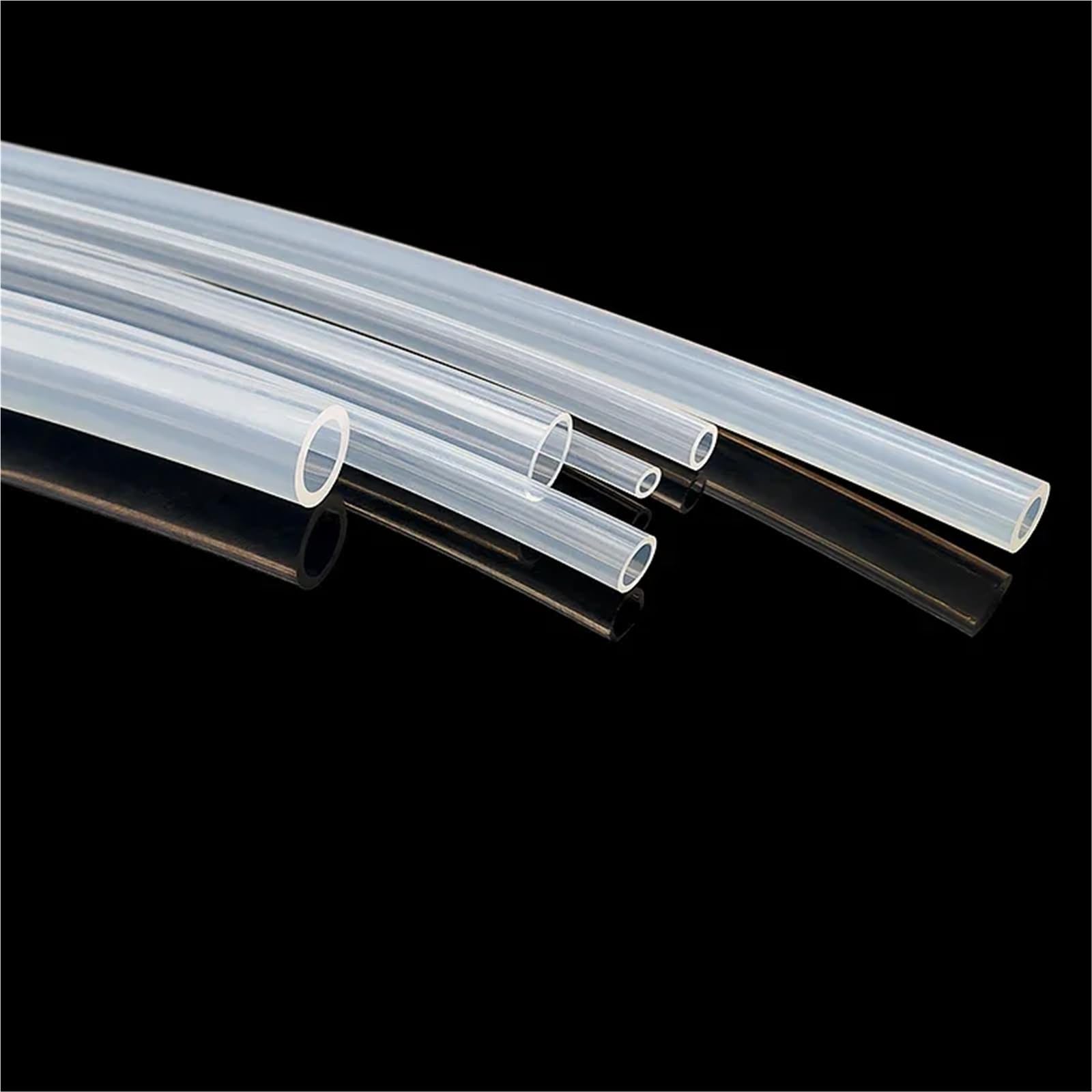 Lkq-Mangueras no tóxicas PTFE Tube Id 0.8mm 1 2 3 4 5 6 7 8 9 10 11 12mm Teflonto Pipe Transmit Bowden Extruder Hose Heat Protector， Flexible y resistente al calo(5M,ID12xOD14mm 2pcx50cm)