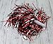 ICObuty Metallic Cheerleading Pom Poms Foil Fluffy 12 inch 2 Pack NO Sheddingfor Sport Squads Dance Hen Party Stage Performance Celebration (Red/Silver)