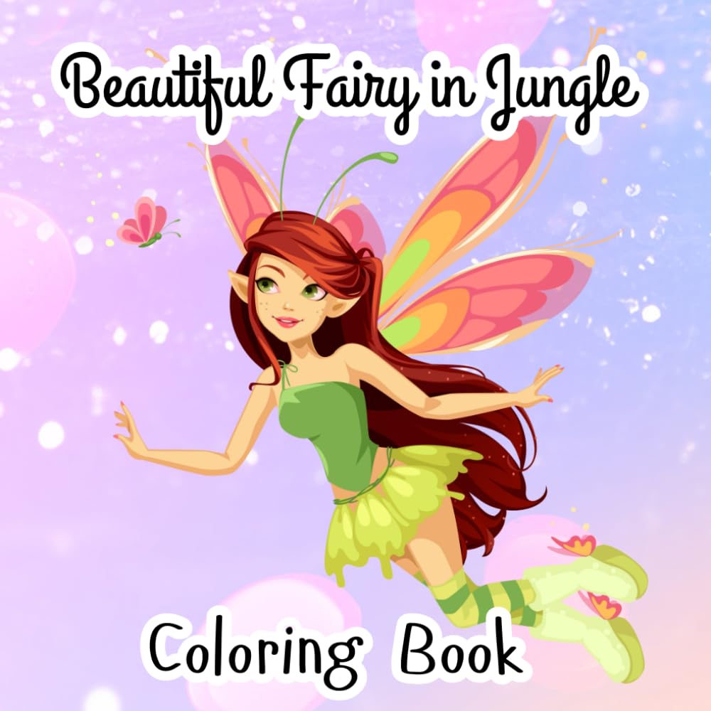 Beautiful Fairy in Jungle: Whimsical Fairy Adventures in a Vibrant Jungle