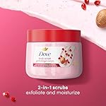 Dove Pomegranate & Shea Butter Body Scrub Exfoliates and Deeply Nourishes for Smooth, Radiant Skin 15 oz - Image 3