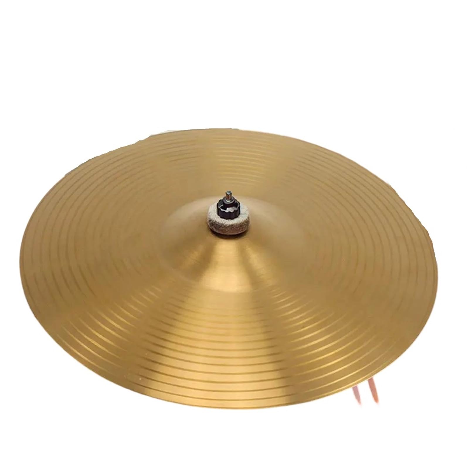 Platillos Profesionales De Batería En Platillo De Tambor Latón Superficie Lisa Platillo Choque Sonido Claro Para Juego Batería Para Instrumentos Musicales