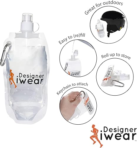 Miniatura 4 de Oakley MOD 3 MIPS - Casco de esquí y snowboard para hombre y mujer, paquete con botella de agua plegable de diseñador iWear con mosquetón