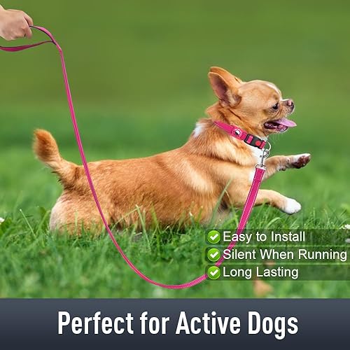 Miniatura 3 de Airtag - Collar para perro con soporte AirTag para cachorros y perros pequeños, reflectante, acolchado suave y hebilla de bloqueo de seguridad,