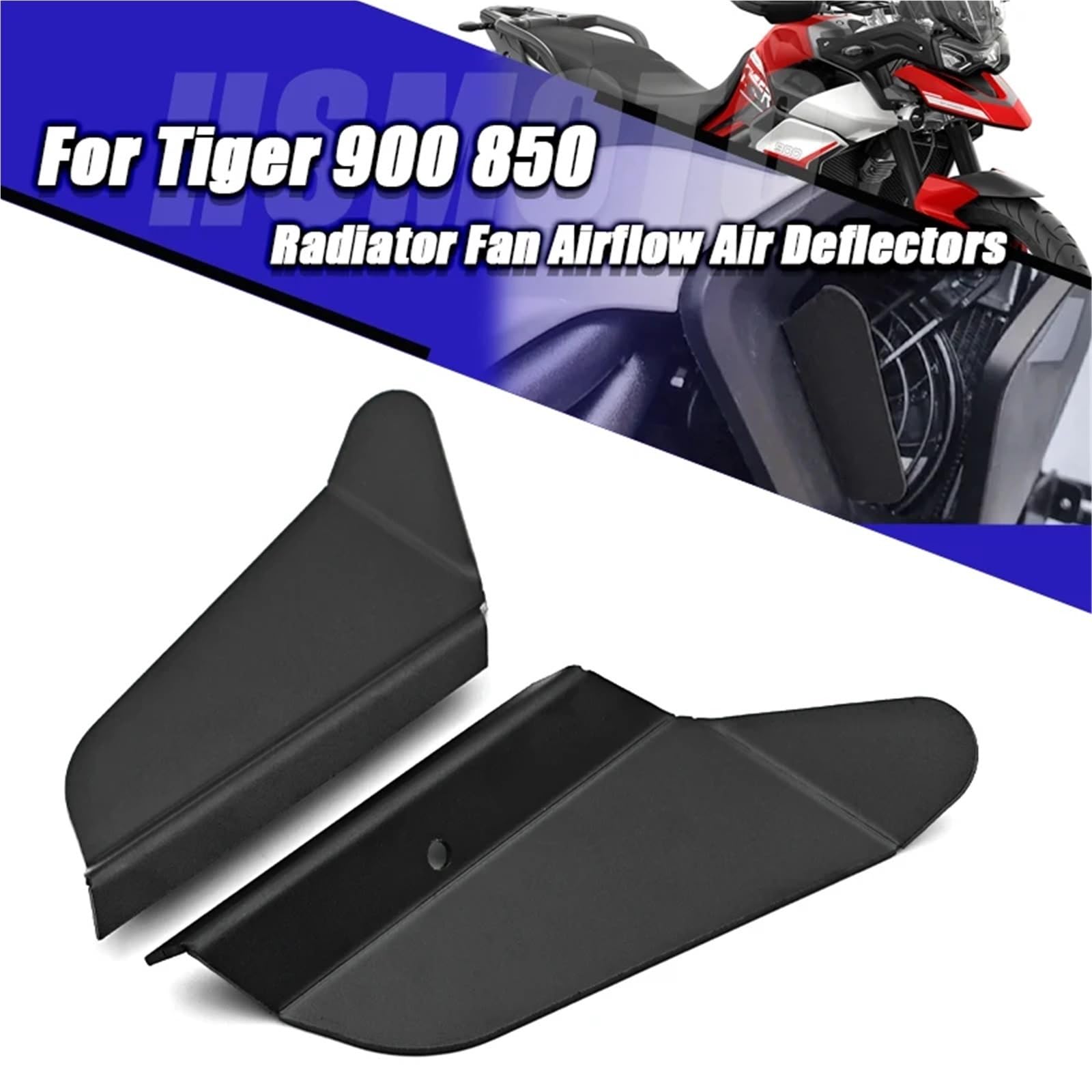 Przednia szyba motocyklowa Pasuje do Tiger 900 GT PRO Tiger900 Rally PRO GT LOW 2020- Deflektory powietrza wentylatora chłodnicy do Tiger 850 Sport 2021