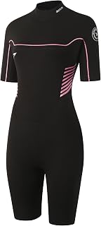ZCCO Traje de neopreno corto para hombre y mujer, 3/2 mm, trajes cortos de neopreno para agua fría, CR Neopreno Trajes de buceo para buceo, surf, snorkel, kayak, deportes acuáticos