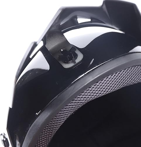 Miniatura 7 de Casco de cara completa para motocicleta, motocross, ATV, UTV, todoterreno, MTB Racing Casco, cascos ligeros DOT con guantes de gafas para adultos y