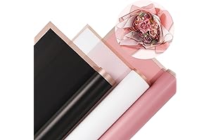 Whaline Floral Wrapping Paper for Flower Bouquet, 30 Sheets