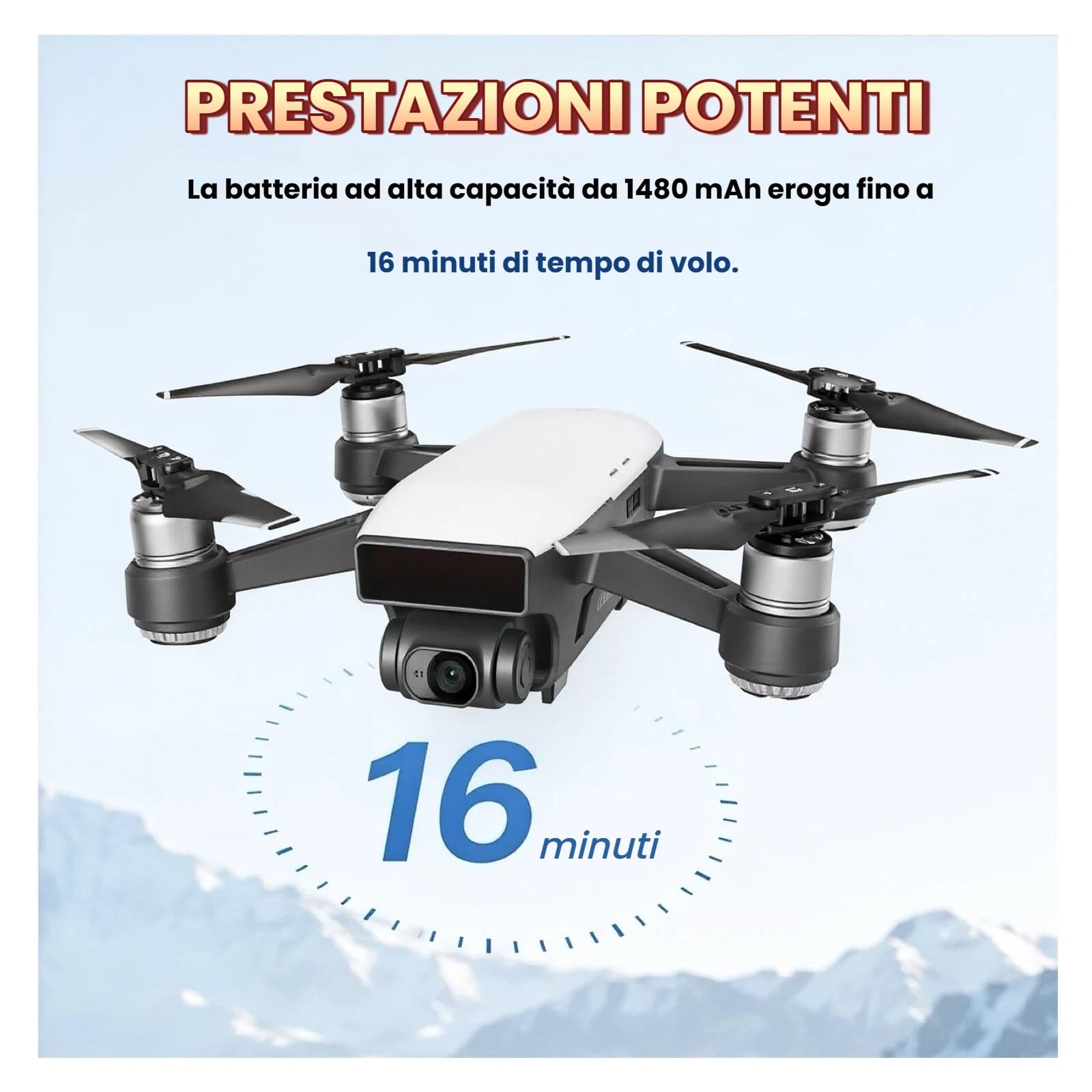 Batteria Di Volo Intelligente 1480mAh Compatibile Con DJI Spark Drone