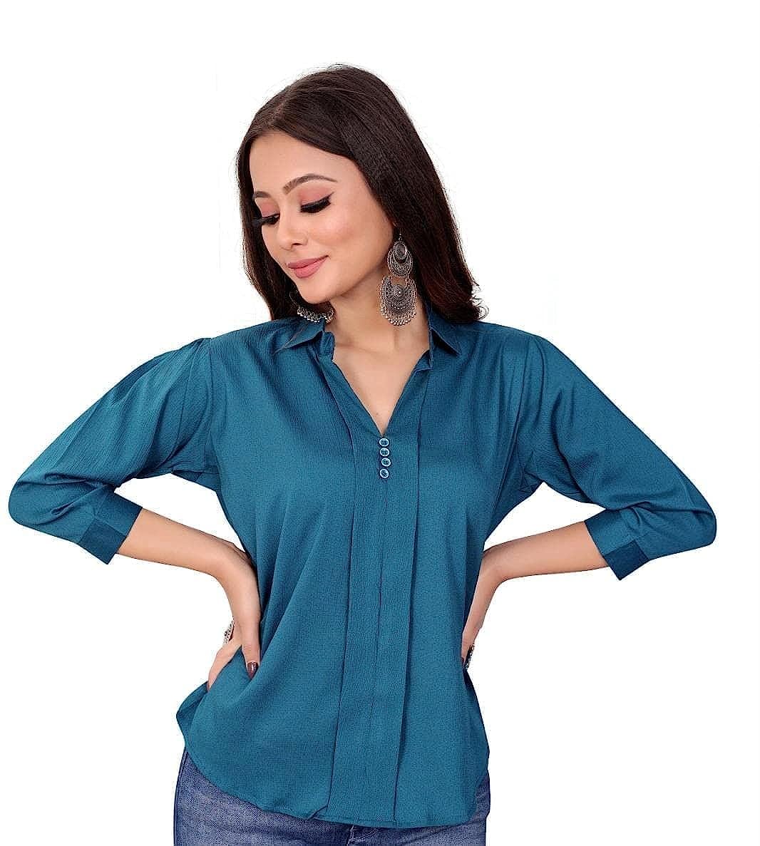 GenericJigensh Collectiion Women's Silk Shirt