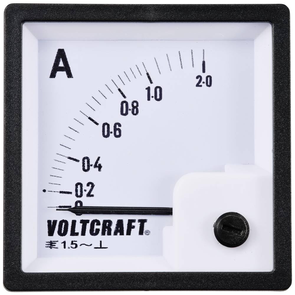 VOLTCRAFT AM-72X72/1A AM-72X72/1A Analog-Einbaumessgerät AM-72X72/1A 1 A Dreheisen