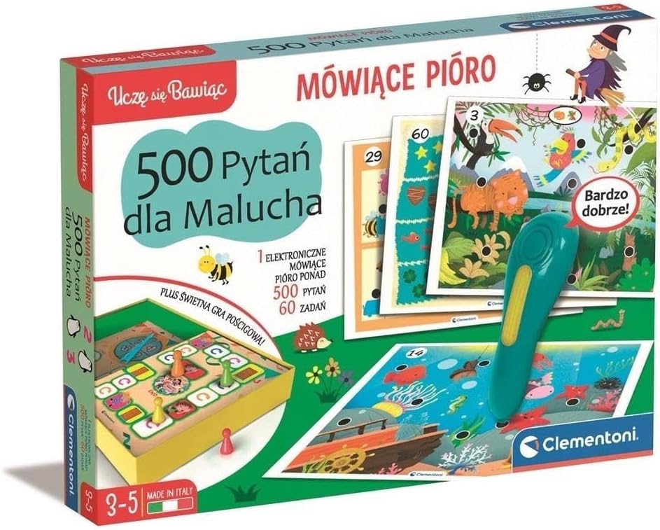 Clementoni Clementoni 50944 Talking Pen 500 Questions for Toddlers