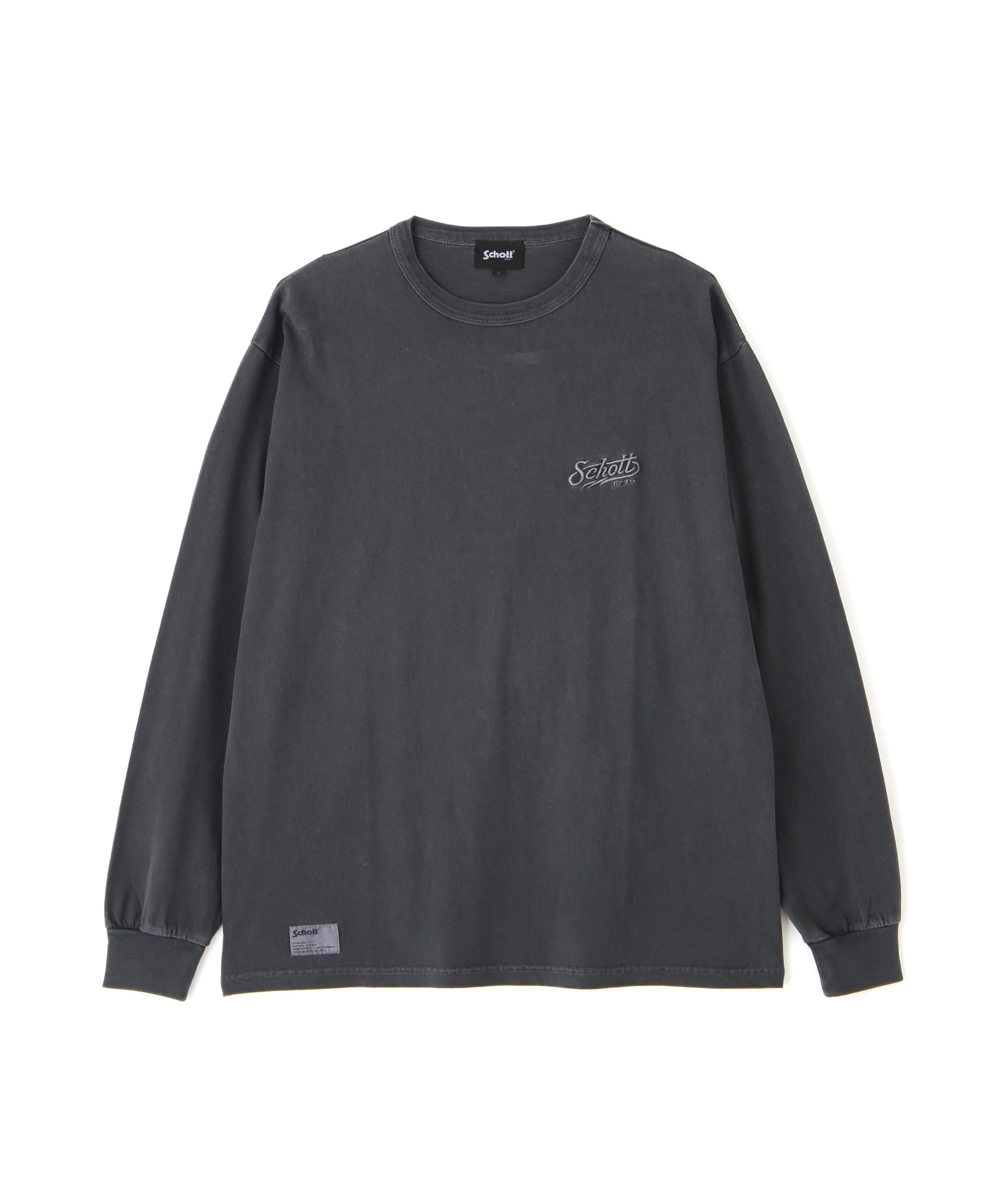 SCHOTT BROTHERS ブラック長袖カットソー Schott ブラック 長袖シャツ - メルカリ