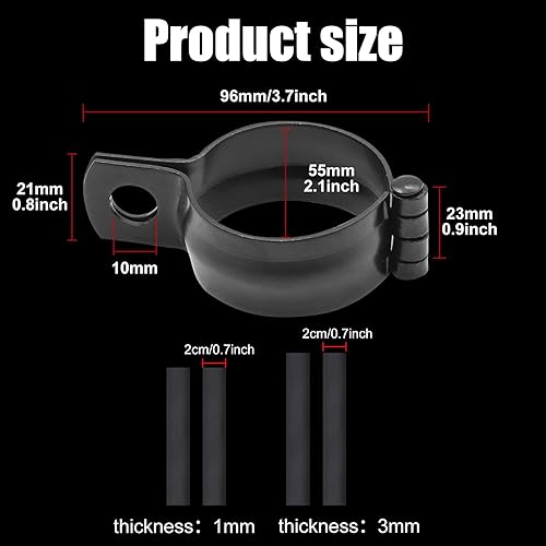Miniatura 2 de Soporte de montaje de luz antiniebla para motocicleta, soporte intermitente, abrazadera de luz, luz de señal de motocicleta, base de flash de luz