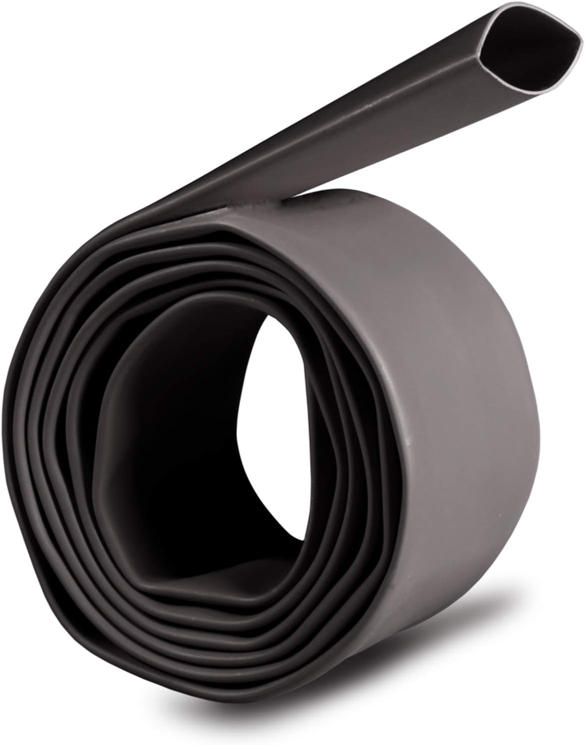 1 inch (Diameter) 3:1 Waterproof Heat Shrink Tubing Kit, Large Marine Dual Wall Adhesive Shrinkable Wire Wrap Tube, Insulation Sealing Wear-Resistant Cable Protector by YUKSY (4ft, Black)