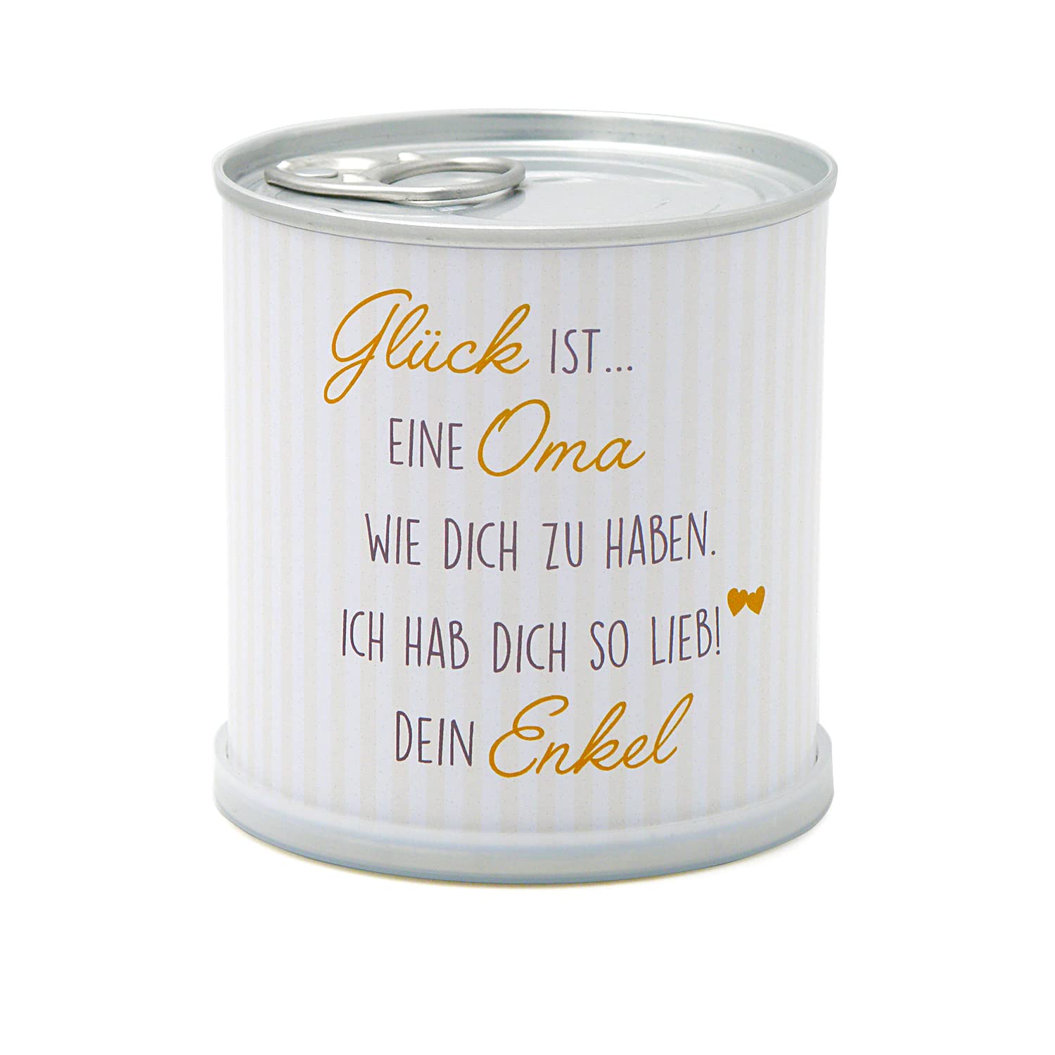 Glücksklee Geschenk Für Oma – Dose Mit Samen, Wächst Zu Echtem Klee, Geschenk Von Enkelin