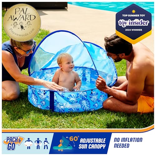 SwimWays Spring Float Elite Pop-Up Above Ground Baby Pool; Ages 9-24 Months - image 2