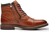 Vista 3 de Botas Chelsea para hombre, elegantes y cómodas, de cuero, con cremallera