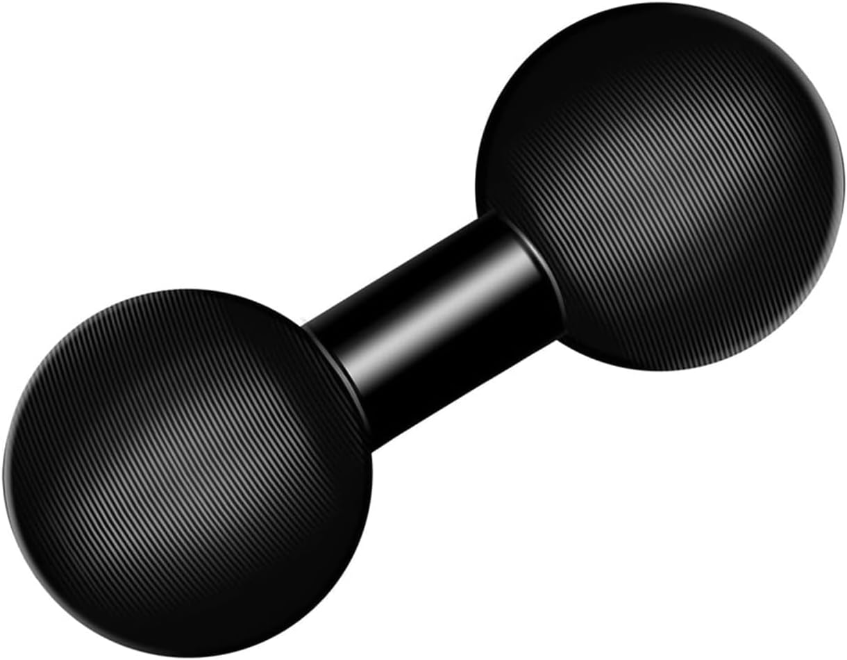 THE WHITE SHOP 25mm / 1 inch to 1 inch Ball Adapter for Mounts B Size Double Socket Arm, 25mm Swivel Ball Mounting Pattern Mount