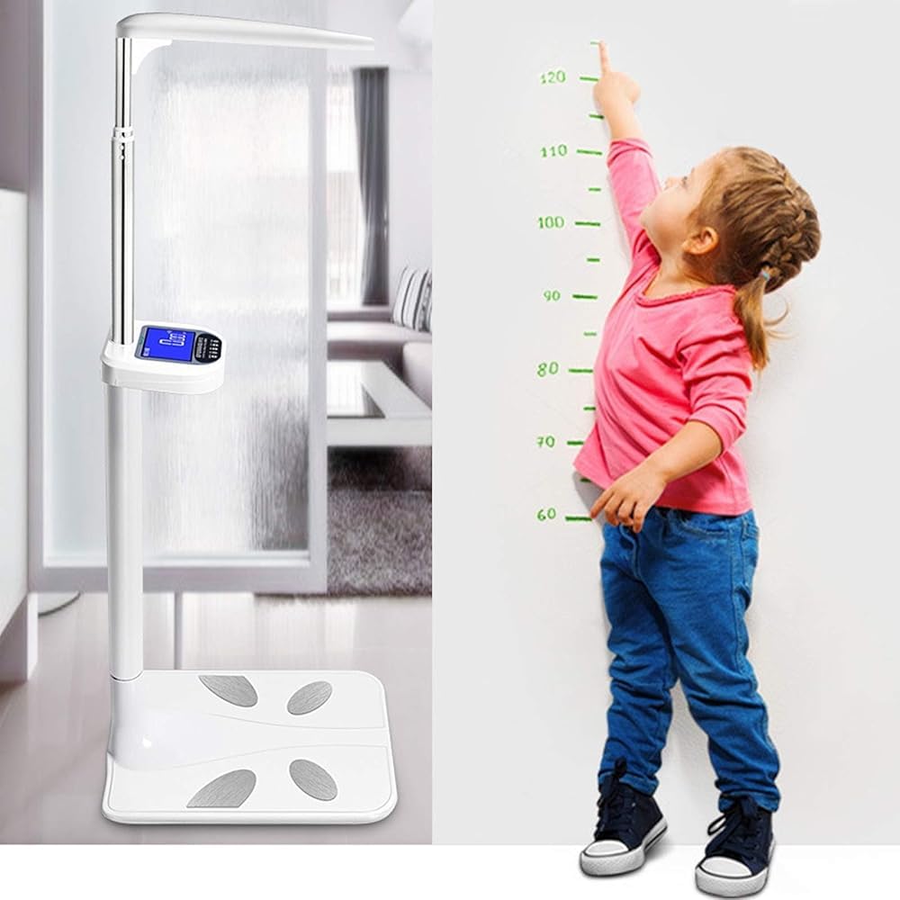 Analizzatore ultrasonico della composizione corporea, misura il BMI e l'indice di obesità dell'altezza, ideale per strutture mediche e scuole