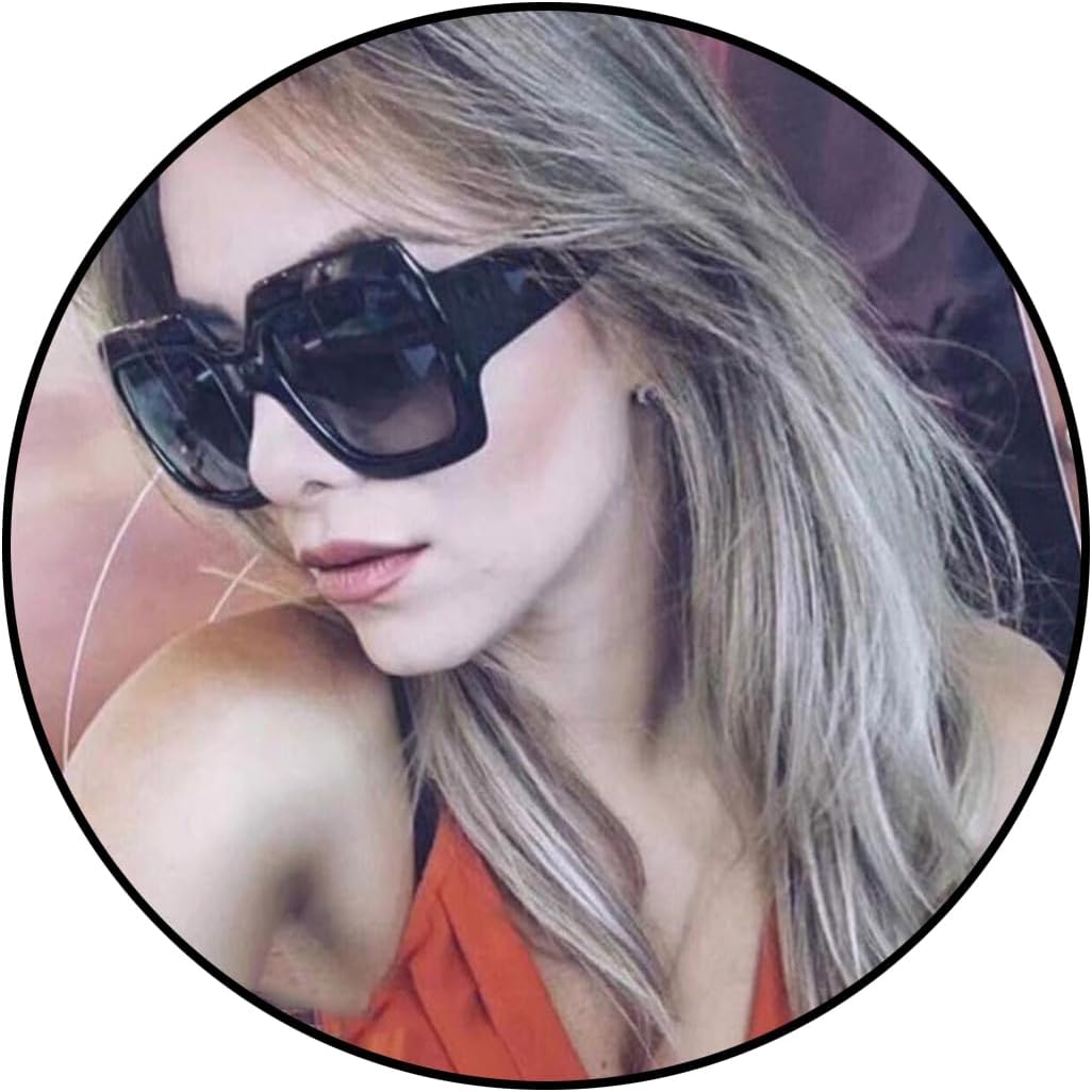 DDLBiz NEW Oversized Square Luxury Sunglasses Gradient Lens Vintage Women Fashion
