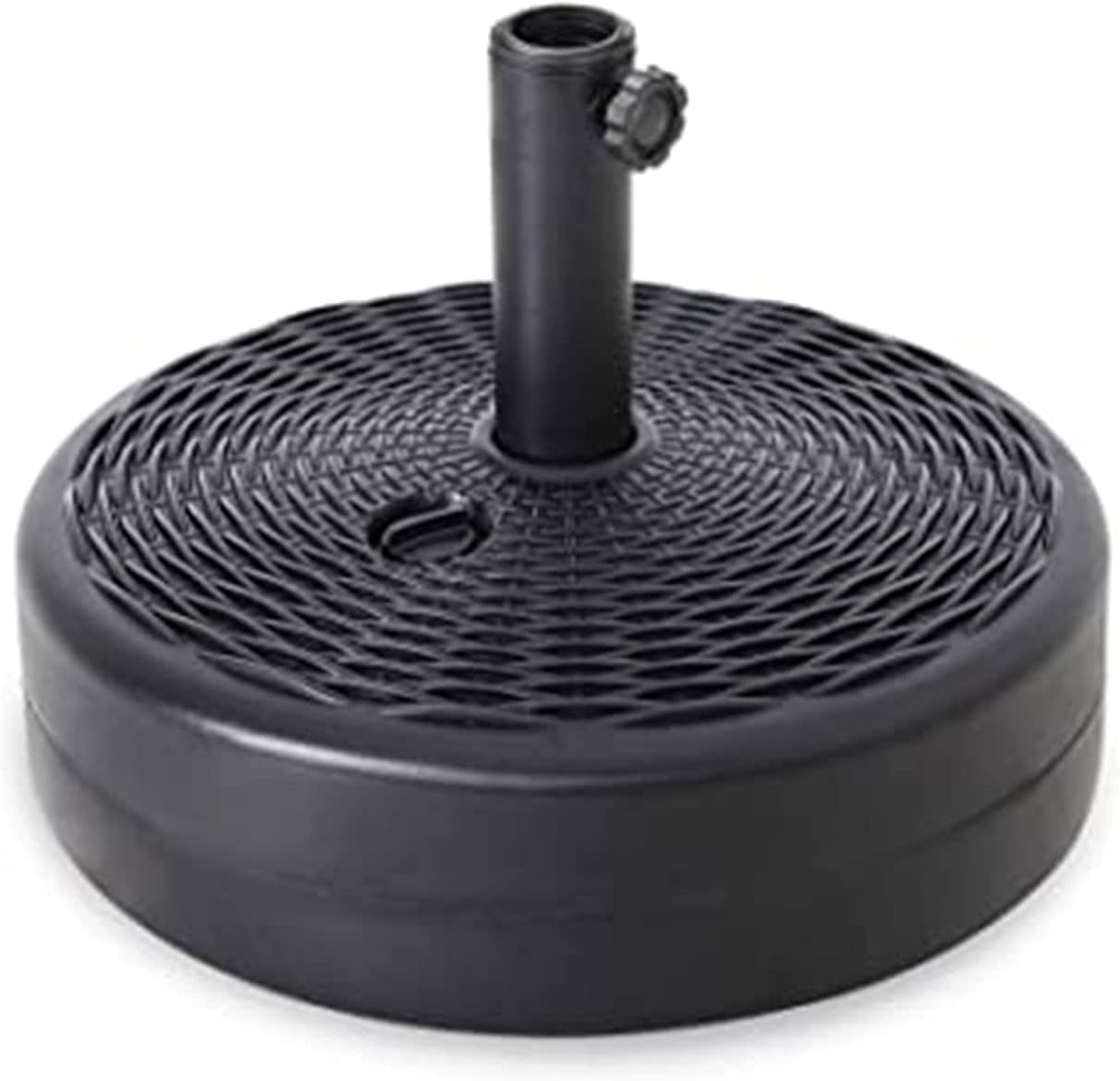 Amazon｜HESHUI 屋外パソール広告アンブレラベース、頑丈な丸骨董品パティオ傘ベース、ヤード/ガーデン/デッキポーチに適した水注入砂