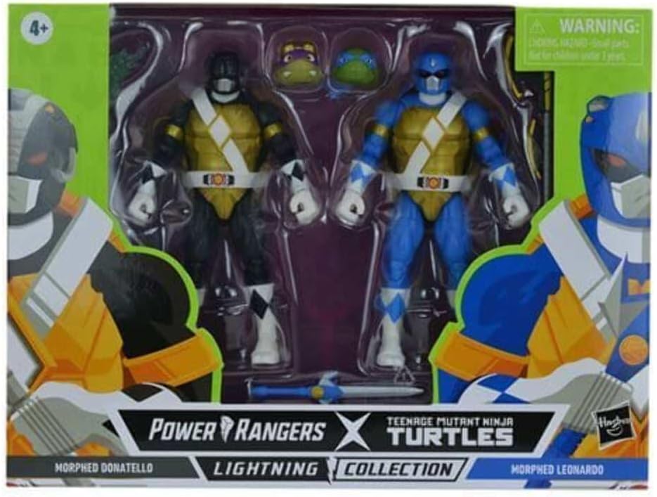 X Teenage Mutant Ninja Turtles Lightning Collection Donatello y Leonardo Blue Figuras de Acción
