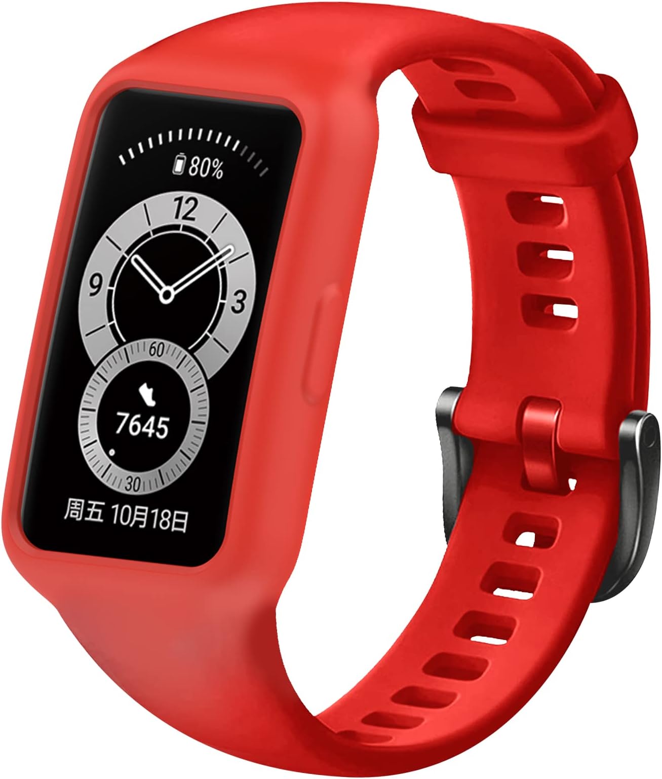 T Tersely Replacement Silicone Waterproof Wrist Strap Band smartwatch Band for Huawei Band 6/7/8 Strap Bands