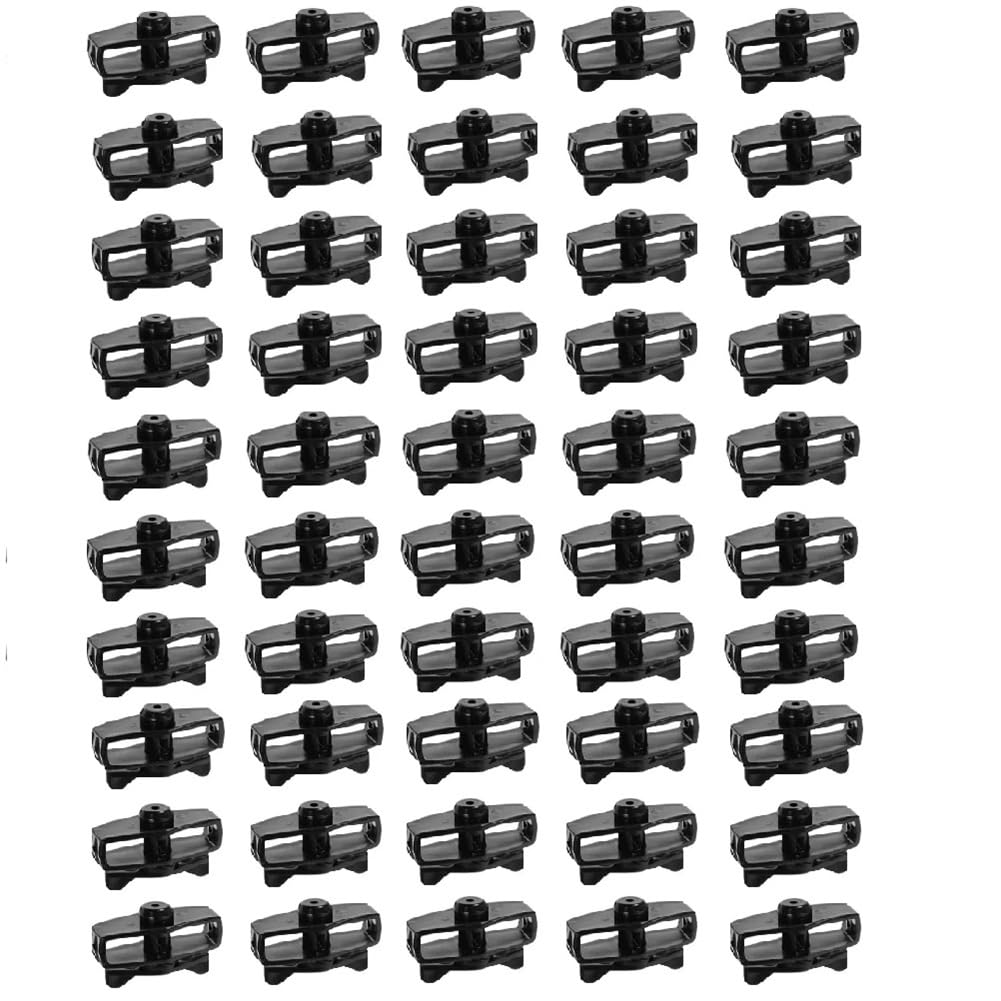 Littimoon Wire Tensioner Mounted Fence Tensioner Wire Rope Tensioner Plastic Rope Heavy Steel for Garden Fence Wire 50Pcs