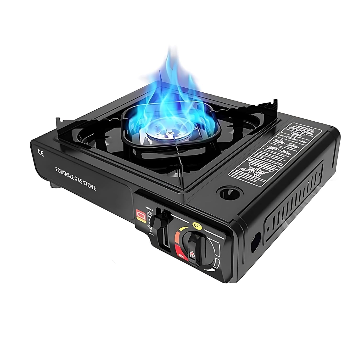 Basecamp Bazaar Portable Camping Stove (Butane + LPG) Solid Build With Carrying Suitcase, Outdoor Activities