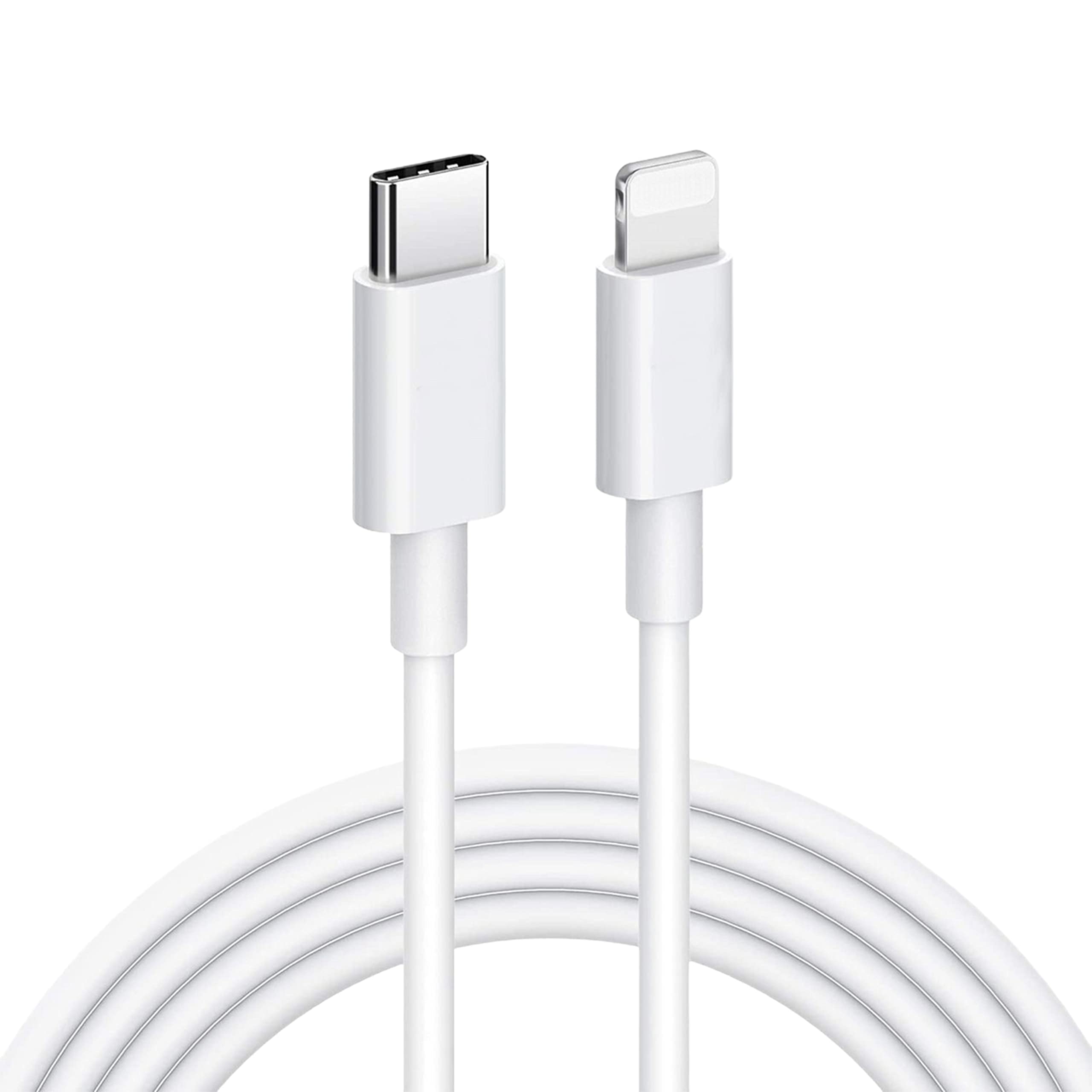 Brand-Tech for iPhone Fast Charger Cable, USB C Charger Cable Compatible with iPhone 14 13 12 11 Pro Max X XS Max XR – White (2 Meter)