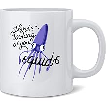 Poster Foundry Heres Looking At You Squid Funny Coffee Mug Tea Cup 12oz