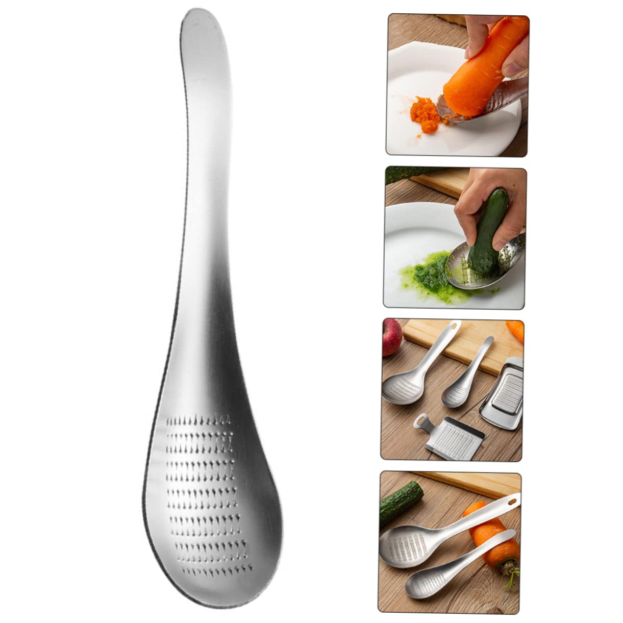DECHOUS 6stücke Edelstahl Knoblauch Und Ingwerzerkleinerer Multifunktionale Reibe Für Gewürze Und Gemüse Einfach Zu Reinigen Lagern Für Küche