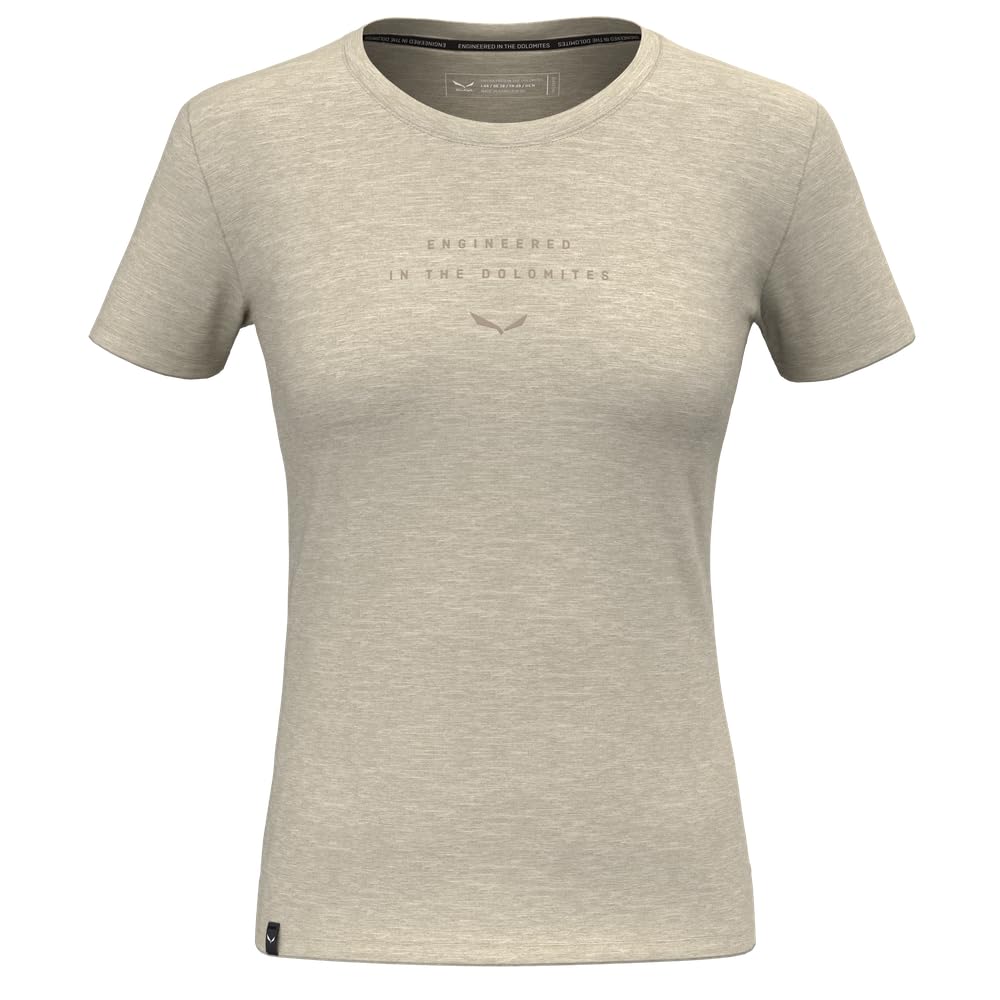 Salewa, Eagle Eitd Am T-shirt W, W, Beige, L