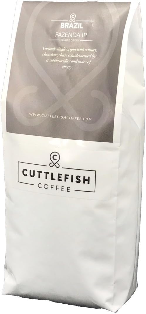 Brazil Fazenda Carmo I.P. Single Origin Freshly Roasted Ground Coffee Perfect For Cafetiere, Stove Top Moka Pot, Chemex and Hario - 1Kg Ground Coffee