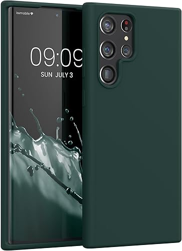 Miniatura 162 de kwmobile Funda Compatible con Samsung Galaxy S22 - Funda de teléfono de silicona TPU con acabado suave - Rojo Ruibarbo Piedra antigua,Azul