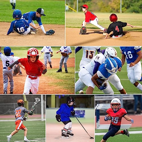 2-Pack Youth Compression Shorts w/Cup Pocket, Boys Protector Sliding Underwear for Baseball & Football3