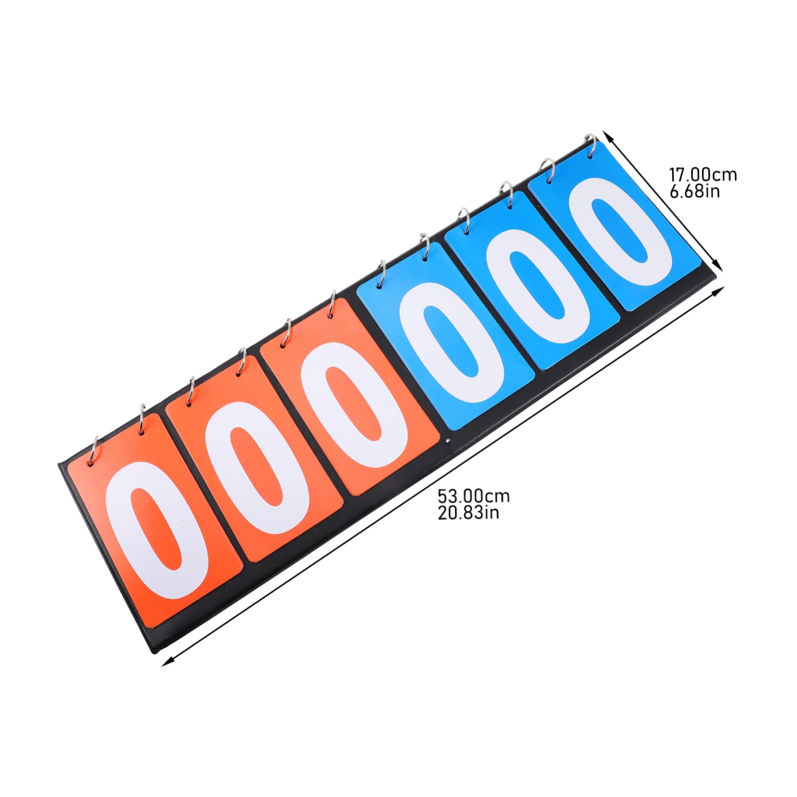 Holibanna Competition Score Board Multi Functional Flip Scorekeeper Plate Durable and PU Material for Sports Games and Classroom