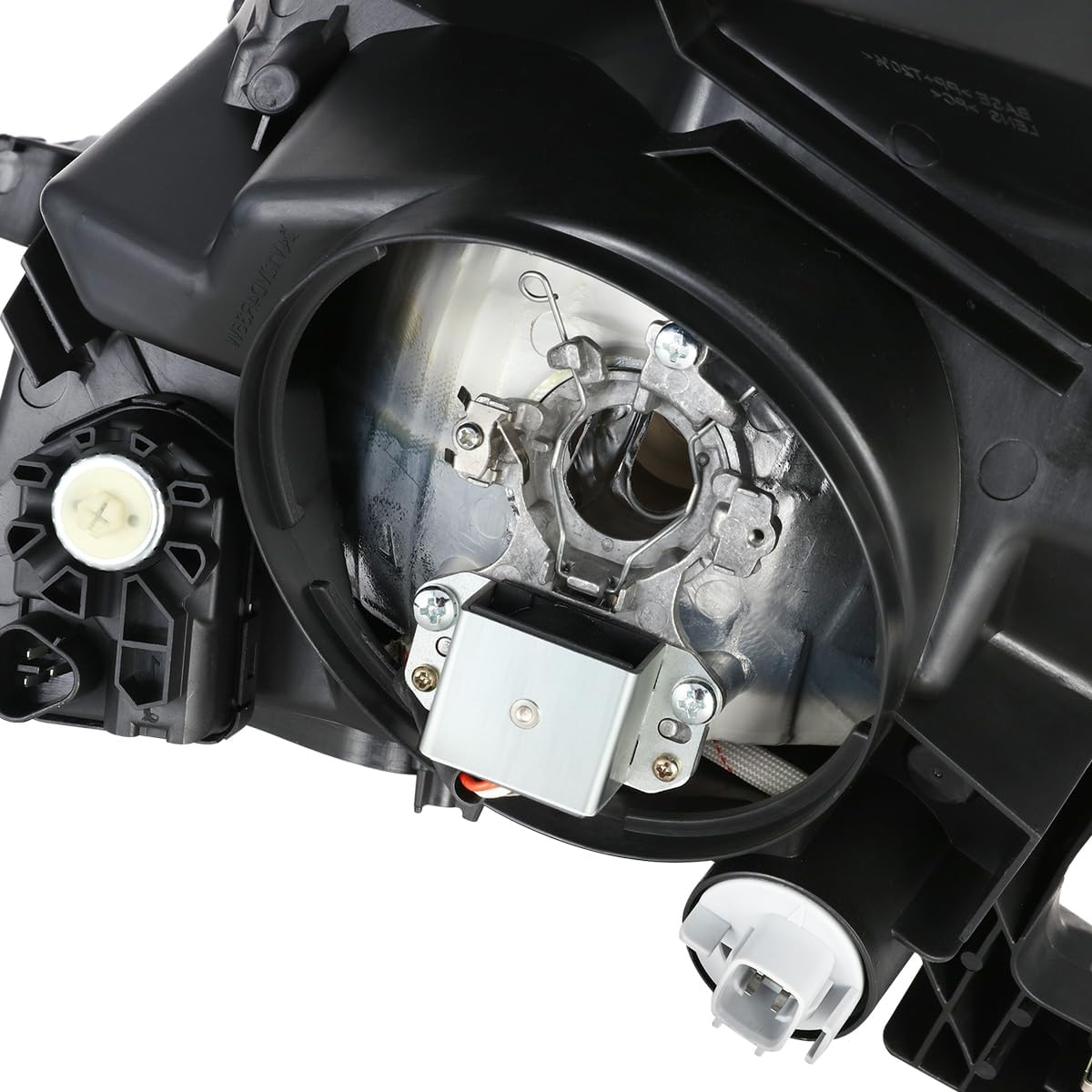 PM PERFORMOTOR HID Headlights Assembly Compatible with 06-09 Toyota Prius, HID Headlamps with Chrome Housing, Right/Passenger Side