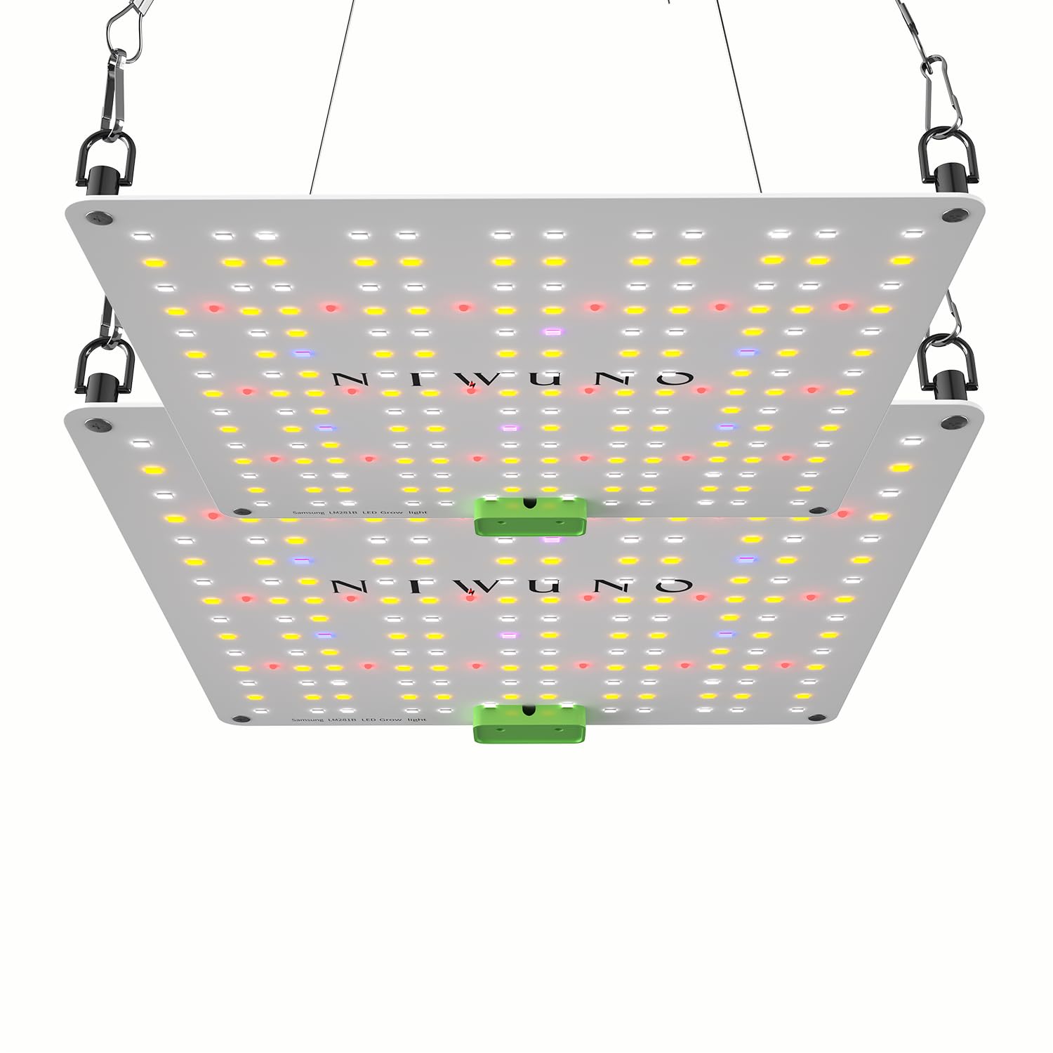 NIWUNO 植物育成ライト(17W,5800K,広角レンズ付) 4個セット 💡植物育成