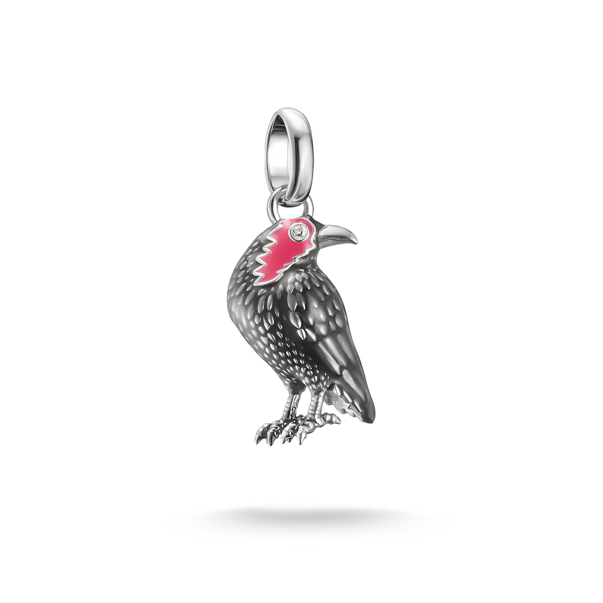 Thomas Sabo Charm Club Charming Connect Silver Sterling Wednesday Crow Charm Cc1318-691-11
