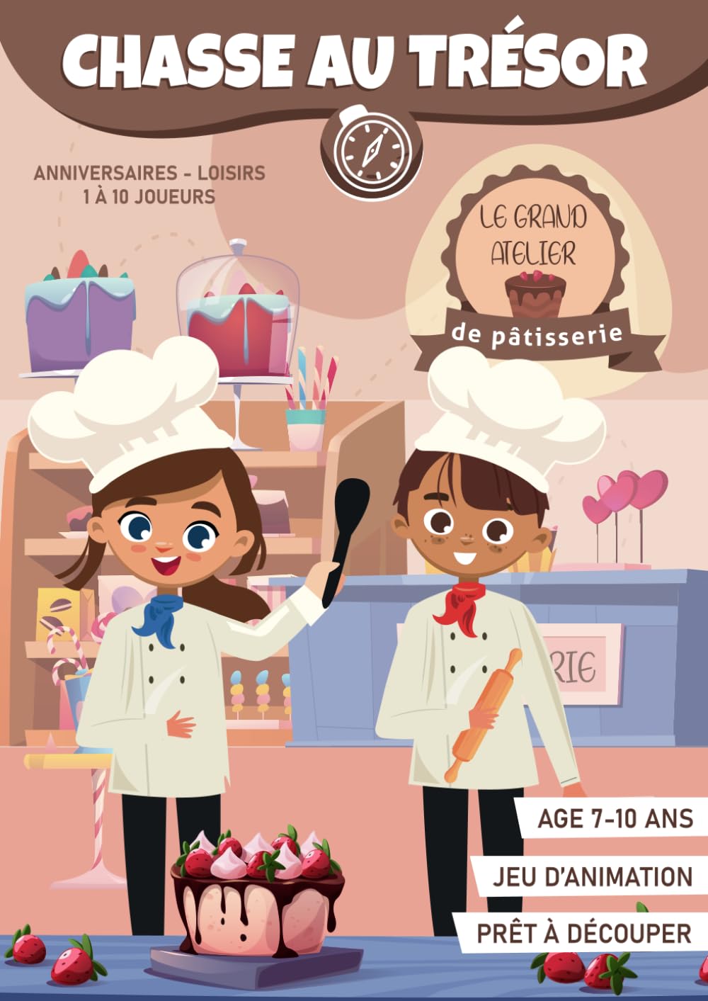 Chasse au Trésor Pâtisserie (7 à 10 ans) ｜Cahier d'Activités