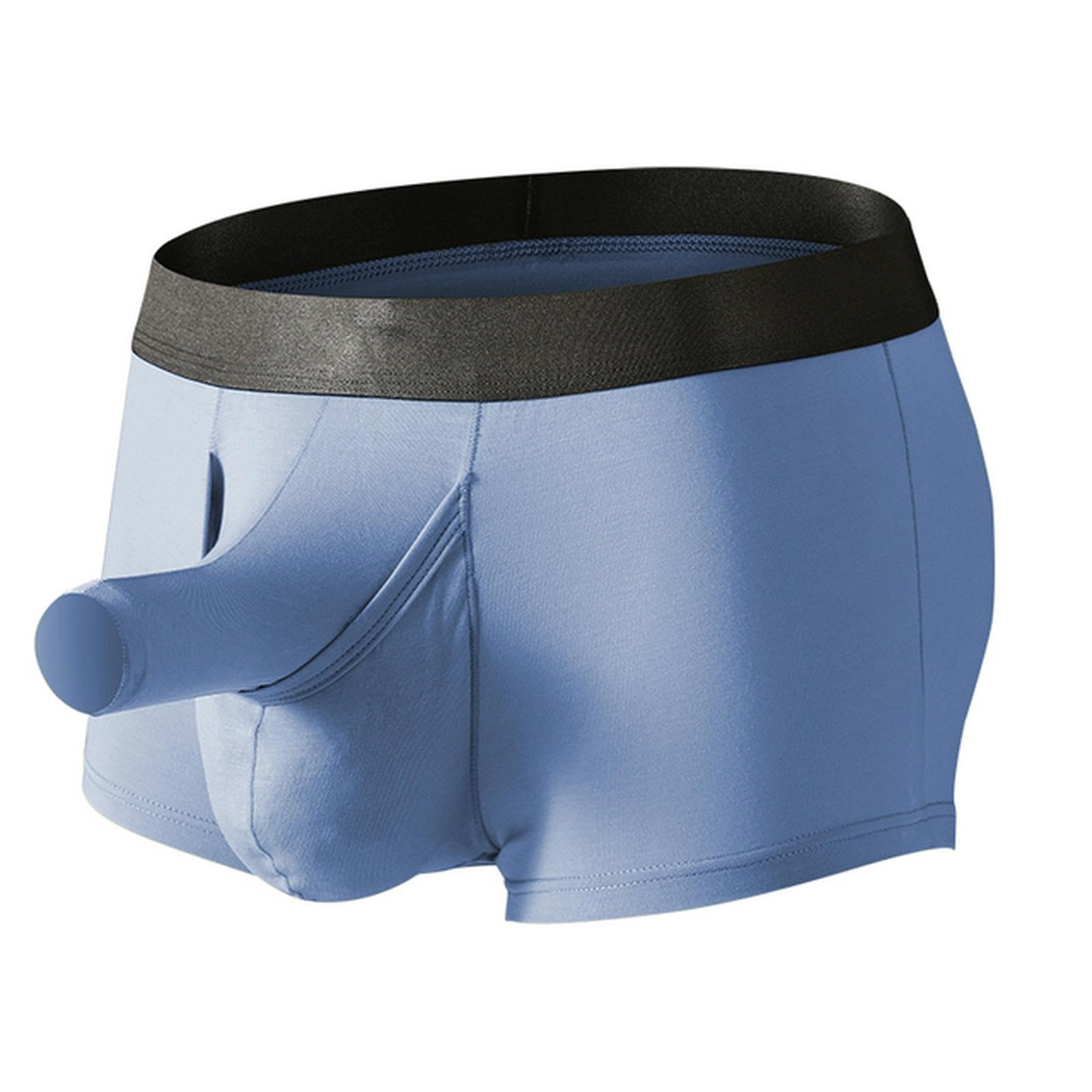WSZJLN Mnner Boxer Unterwsche Sexy Lange Penis Pouch Boxershorts  Unterhose Mnnlich Hombre Elephant Bulge Hschen-blau-XXL : Amazon.de:  Fashion