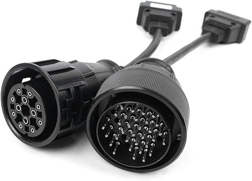 Miniatura 5 de FSFY 8 piezas OBD2 OBDII Herramienta de diagnóstico de camión Cable adaptador para hombre  Iveco  Scania  Benz  para Renault  para Volvo