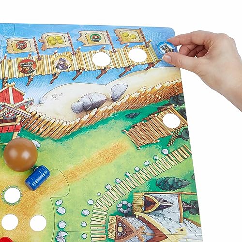 Haba Valley Of The Vikings - Knock Down Barrels & Collect (Or Steal) The Most Gold! - 2019 Kinderspiel Des Jahres (Children's Game Of The Year) Winner - Ages 6+ (Made In Germany) #TOP2