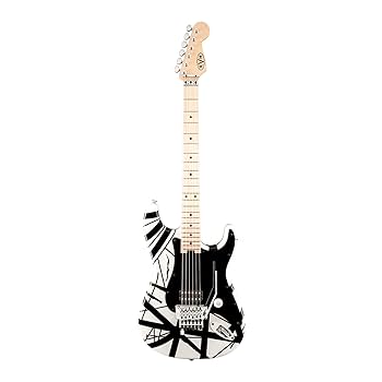 Amazon.co.jp: EVH エレキギター Striped Series White with