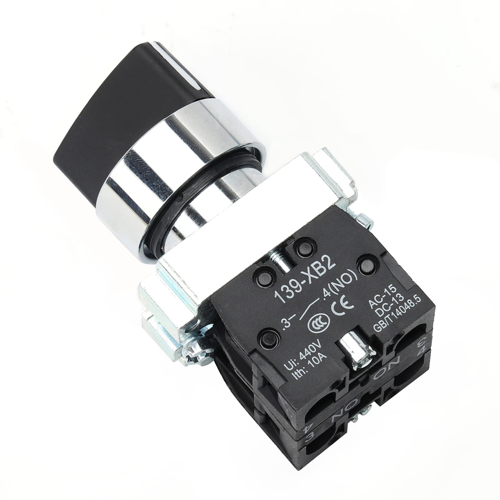 STARELO 22mm Selector Switch 3 Position Maintained 2NO