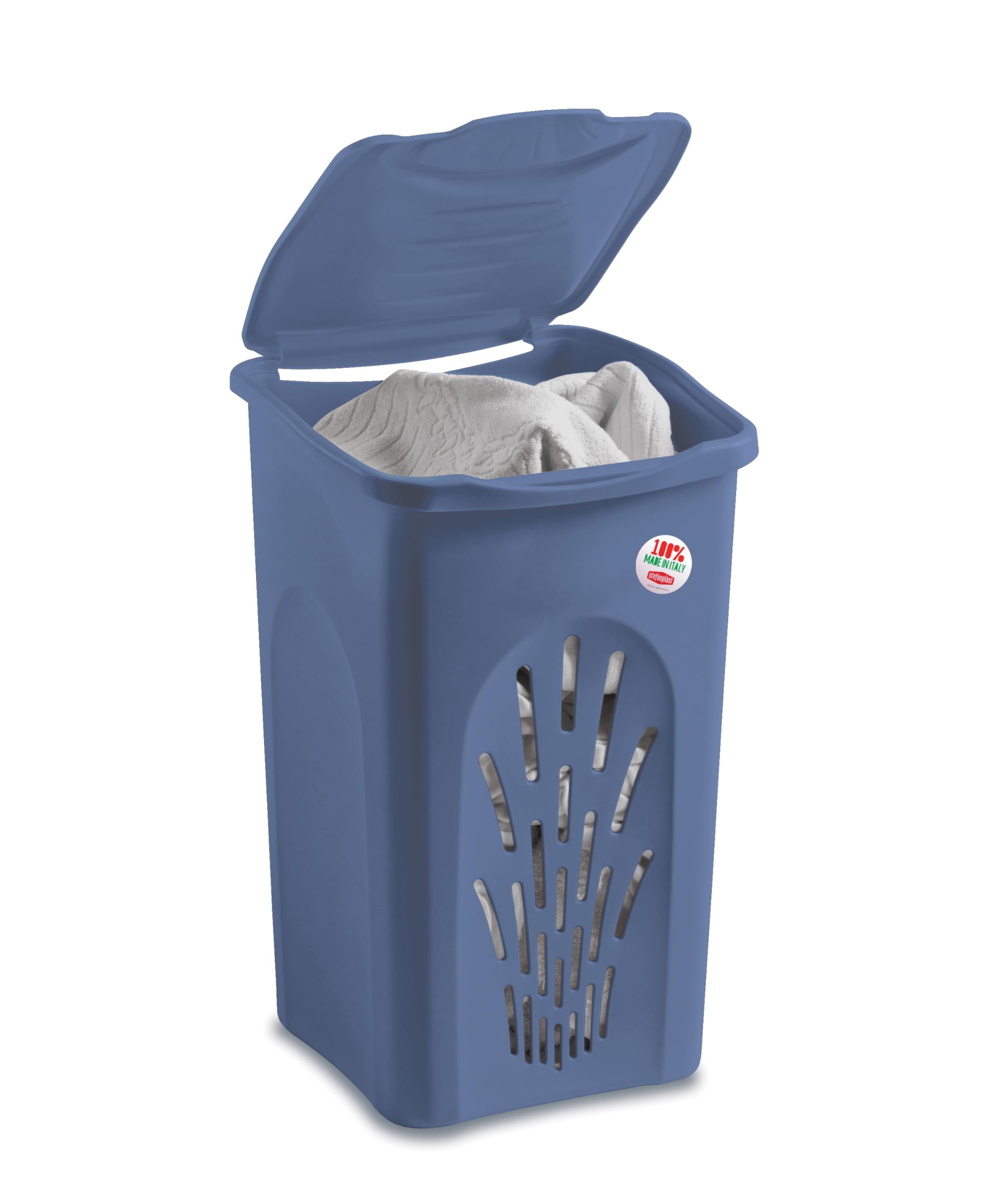 Stefanplast Portabiancheria Primavera Traforato Blu 50 - 4